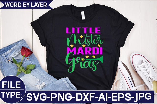 Little Mister Mardi Gras SVG Cut File SVG Studio Innate 