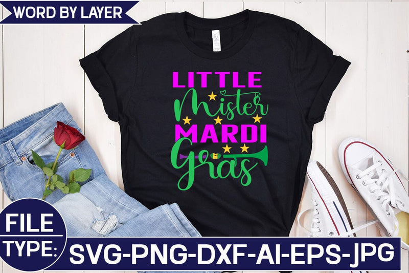 Little Mister Mardi Gras SVG Cut File SVG Studio Innate 