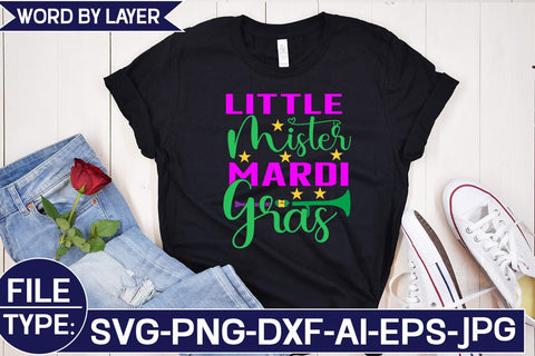 Little Mister Mardi Gras SVG Cut File SVG Studio Innate 