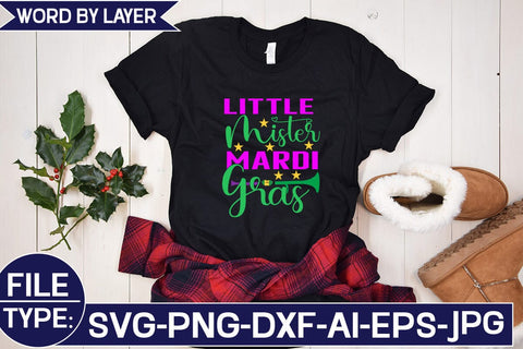 Little Mister Mardi Gras SVG Cut File SVG Studio Innate 