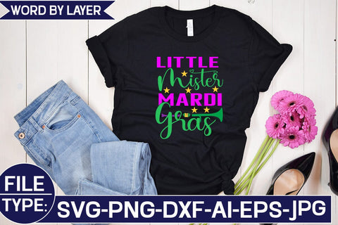 Little Mister Mardi Gras SVG Cut File SVG Studio Innate 