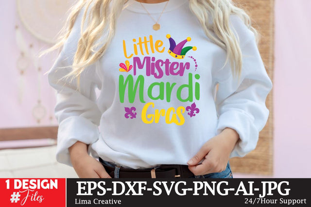 Little Mister Mardi Gras SVG Cute File SVG Insomnia Std 