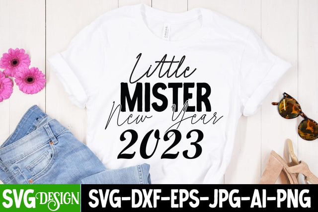 Little Mister New Year 2023 SVG Cut File SVG BlackCatsMedia 