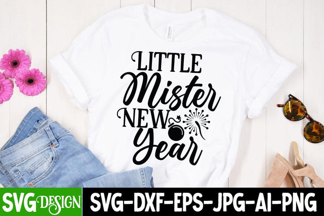 Little Mister New Year SVG Cut File SVG BlackCatsMedia 