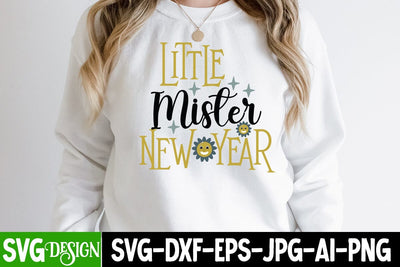 Little Mister New Year SVG Cut File SVG BlackCatsMedia 