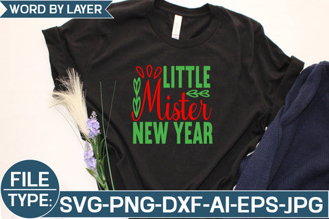 Little Mister New Year SVG Cut File SVG Studio Innate 