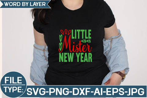 Little Mister New Year SVG Cut File SVG Studio Innate 