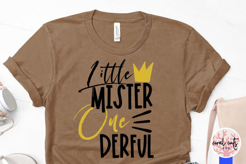 Little Mister one derful - Birthday SVG EPS DXF PNG Cutting File SVG CoralCutsSVG 