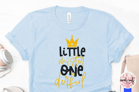 Little mister onederful - Birthday SVG EPS DXF PNG Cutting File SVG CoralCutsSVG 