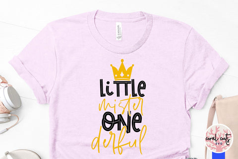 Little mister onederful - Birthday SVG EPS DXF PNG Cutting File SVG CoralCutsSVG 