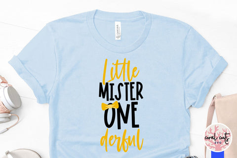 Little mister onederful - Birthday SVG EPS DXF PNG Cutting File SVG CoralCutsSVG 