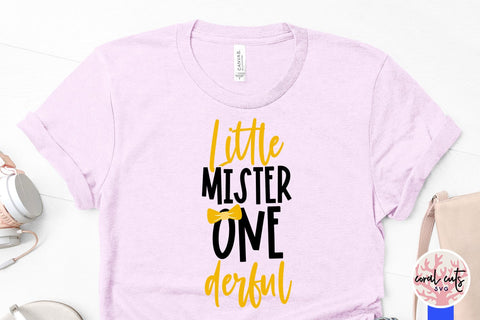 Little mister onederful - Birthday SVG EPS DXF PNG Cutting File SVG CoralCutsSVG 