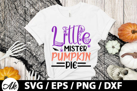 Little mister pumpkin pie svg SVG akazaddesign 