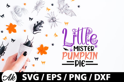 Little mister pumpkin pie svg SVG akazaddesign 
