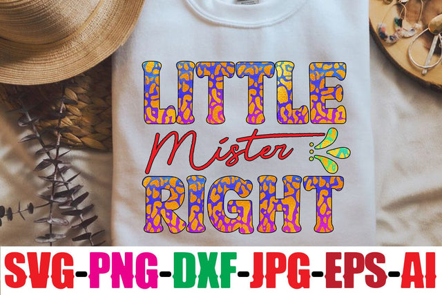 Little Mister Right Sublimation Sublimation MStudio 