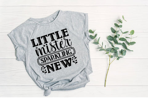 Little mister Sparkling new, baby SVG SVG DESIGNISTIC 