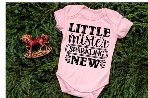 Little mister Sparkling new, baby SVG SVG DESIGNISTIC 