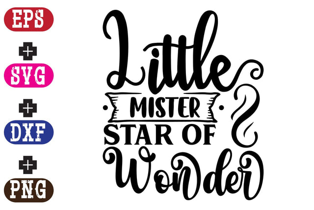 Little Mister Star of Wonder SVG Nurstore 