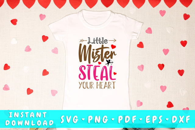 Little Mister Steal Your Heart SVG SVG HappyDesignStudio 