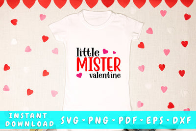Little Mister Valentine SVG SVG HappyDesignStudio 