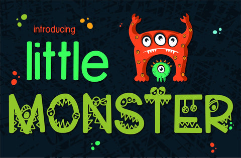 Little Monster Font Kitaleigh 
