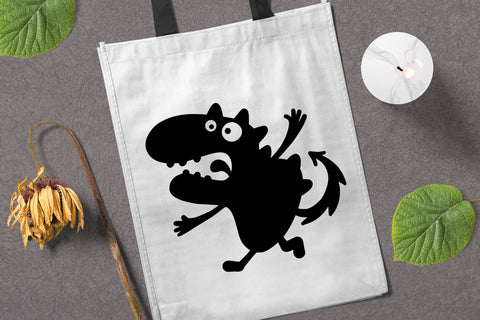 Little Monster SVG Silhouette Cute Monster SVG Bundle SVG dapiyupi store 