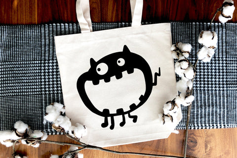 Little Monster SVG Silhouette Cute Monster SVG Bundle SVG dapiyupi store 