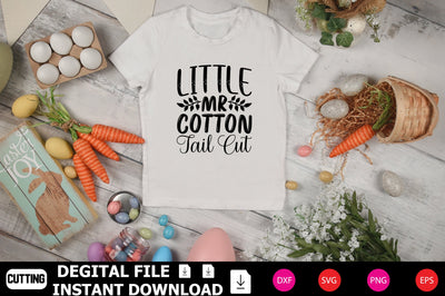 Little Mr Cotton Tail Cut SVG Shahin alam 
