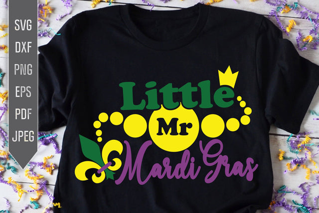 Little Mr Mardi Gras Svg. Mardi Gras Svg. Baby Boy Mardi Shirt Svg. First Mardi Gras Svg. Little Mister Svg. Dxf, eps, png, jpg, pdf SVG Mint And Beer Creations 