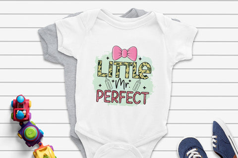 Little Mr. Perfect | Baby Sublimation Design Sublimation CraftLabSVG 
