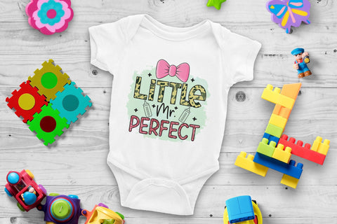 Little Mr. Perfect | Baby Sublimation Design Sublimation CraftLabSVG 