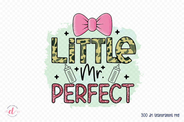 Little Mr. Perfect | Baby Sublimation Design Sublimation CraftLabSVG 