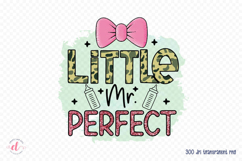 Little Mr. Perfect | Baby Sublimation Design Sublimation CraftLabSVG 