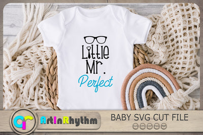 Little Mr. Perfect Svg, Baby Boy Svg, Baby Svg, Baby Quotes Svg SVG Artinrhythm shop 