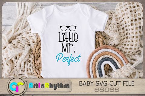 Little Mr. Perfect Svg, Baby Boy Svg, Baby Svg, Baby Quotes Svg SVG Artinrhythm shop 