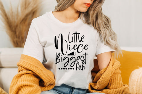 Little Niece Biggest Fan svg SVG orpitasn 