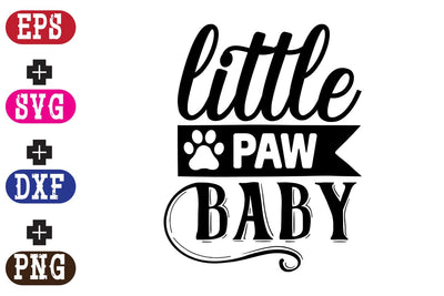 little paw baby SVG Nurstore 