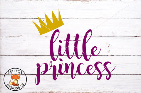 Little Princess SVG | Kids Nursery Decor | SVG PNG DXF SVG RedFoxDesignsUS 