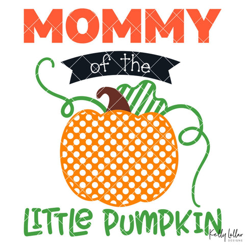 Little Pumpkin First Birthday Set SVG Kelly Lollar Designs 