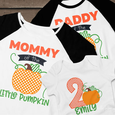 Little Pumpkin Second Birthday Set SVG Kelly Lollar Designs 