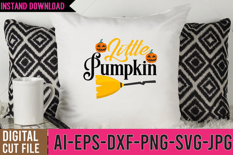 Little Pumpkin SVG Cut File SVG BlackCatsMedia 