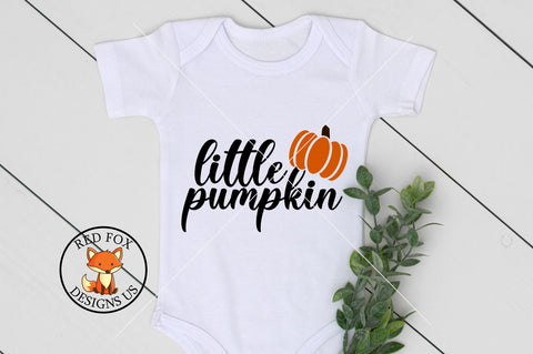 Little Pumpkin Svg, Png, Dxf | My First Thanksgiving Files SVG RedFoxDesignsUS 