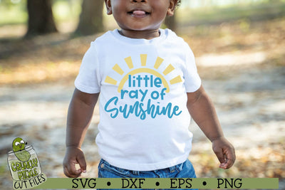 Little Ray of Sunshine Baby SVG File SVG Crunchy Pickle 