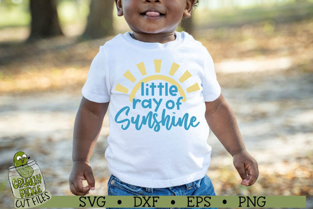 Little Ray of Sunshine Baby SVG File SVG Crunchy Pickle 