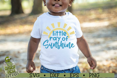 Little Ray of Sunshine Baby SVG File SVG Crunchy Pickle 