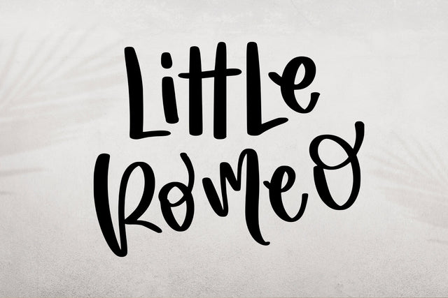 Little Romeo SVG SVG dapiyupi store 