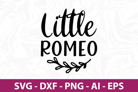 Little romeo svg SVG nirmal108roy 