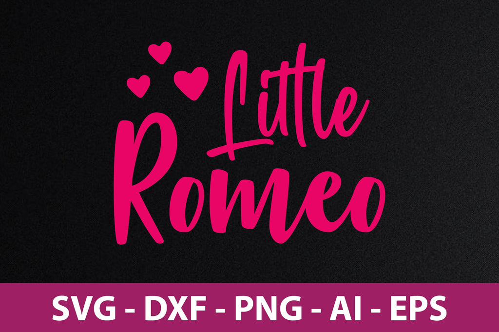 Little Romeo-svg - So Fontsy