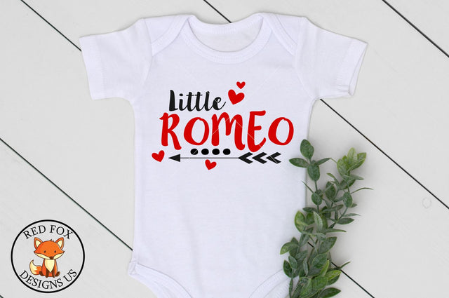 Little Romeo, Valentine's day, svg png dxf cut files SVG RedFoxDesignsUS 