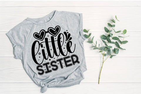 Little sister, baby SVG SVG DESIGNISTIC 